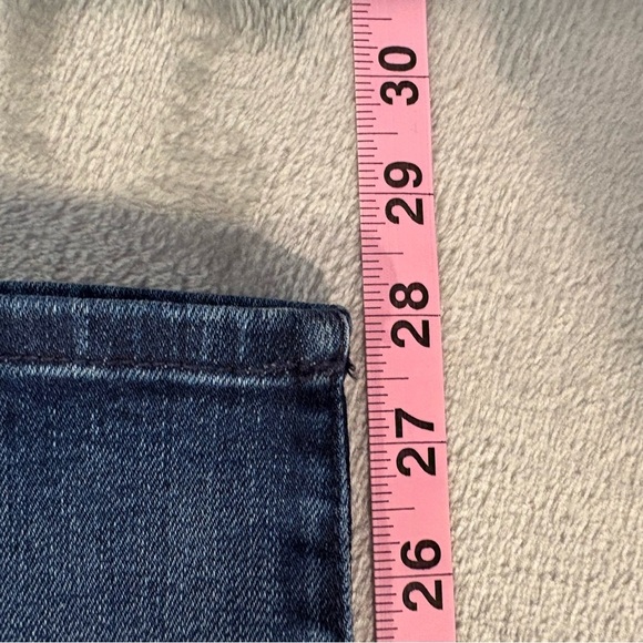 7 For All Mankind Relaxed Skinny Blue Denim Jeans Wmn’s Sz 28 - Picture 4 of 11